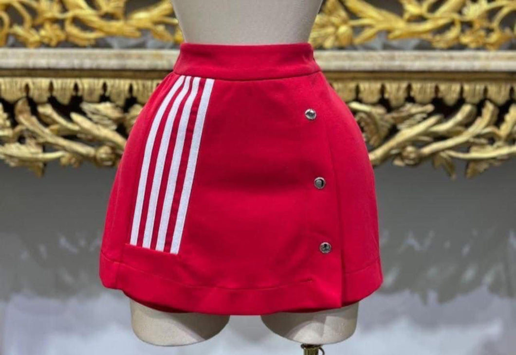 FALDA PANTALÓN ROJA