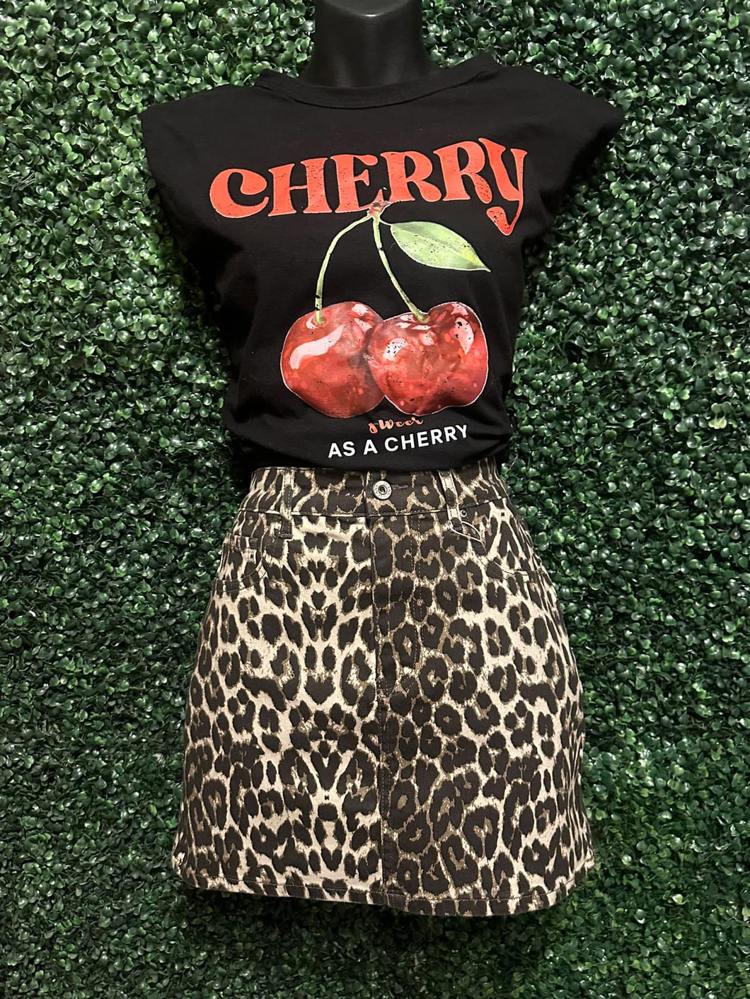 TOP CHERRY BLACK